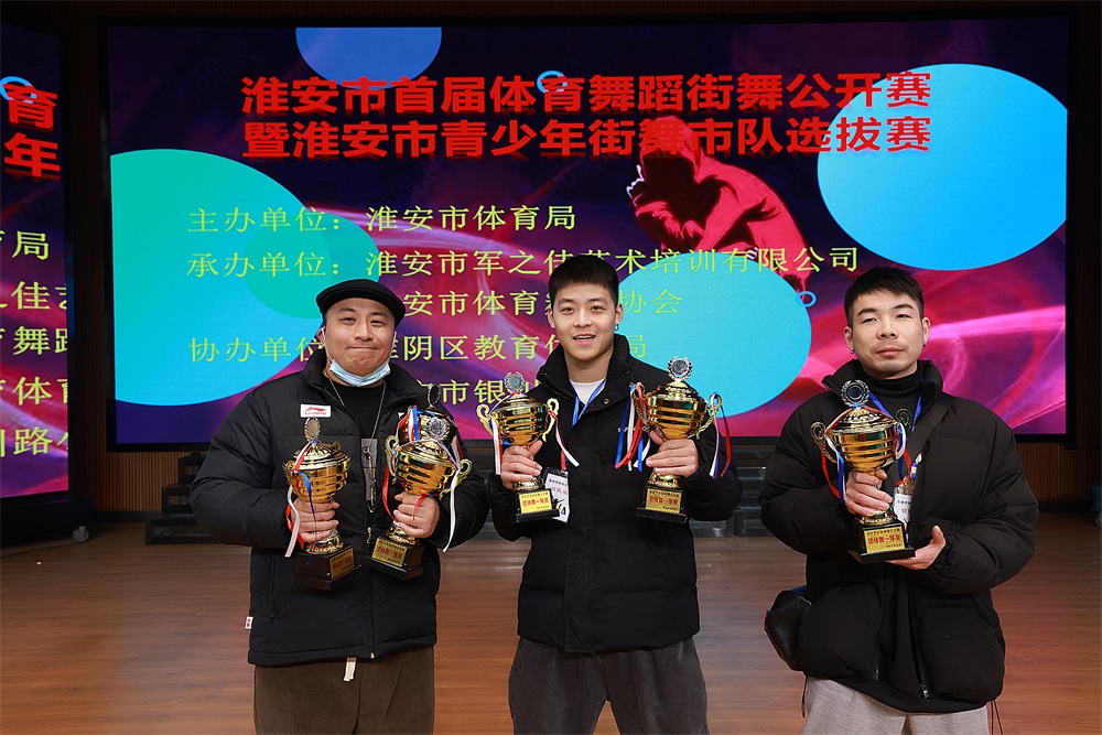 淮安市首届体育舞蹈街舞公开赛圆满落幕